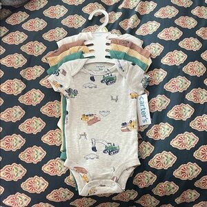 Carter's Gray Construction Theme Bodysuit